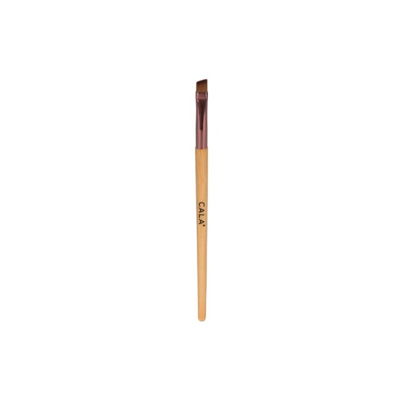 CALA. Brocha de Maquillaje Cala Natural Bamboo Brown/liner Brush. Brocha