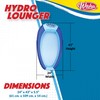 WAHU Hydro Lounger Versatile Pool Lounge Float for Sunbathing, Inflatable