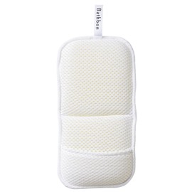 Yamazaki Sangyo 178711 Bath Cleaning Sponge, Bath Bonkun, Scissors, Antibacterial, Pink