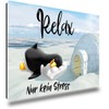 TRIOSK Fridge Magnet Strong Penguin Magnet Sayings Funny Motivation with