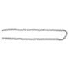 1 Yard 3 Rows Rhinestone Chain Round Glittering Rhinestone White