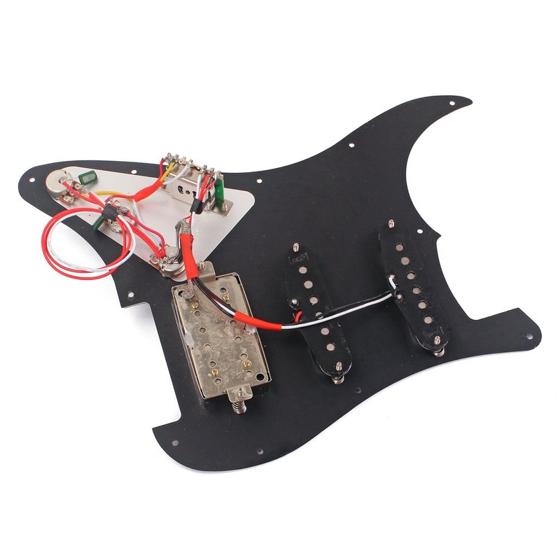 1 Set SSH Prewired Alnico 5 Pickup Pickguard for ST