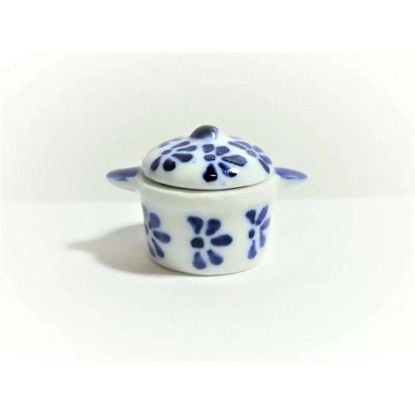 Bright deLights Dollhouse Miniature Large Glass Stock Soup Pot with