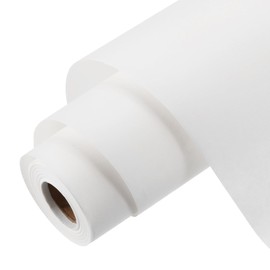 Rebower Kraft Wrapping Paper Roll, Poster Bulletin Board, [for Christmas Wrapping, Bouquet Flower Packing, Gift-Wrap] - 10 x 394 Inch / White / 1 Roll