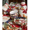 Certified International Magic Of Christmas Santa 16pc Dinnerware Set, Service