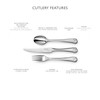 Robert Welch Ammonite Bright Cutlery Coffee/Espresso Spoon, Set of 8.