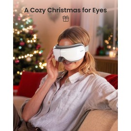 RENPHO Eye Massager with Heat Christmas White Elephant Birthday Gifts for Women Mom, FSA Eligible HSA Eye Mask for Migraine,Sleep Mask for Dry Eyes Relax, Reduce Strain for Men Dad Her Him Eyeris 1