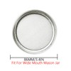 4 Pack Mason Jar Sprouting Lids - Wide Mouth Mason