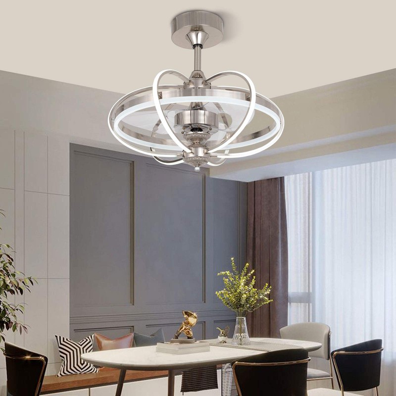 Gdrasuya10 23 inch Lighting Modern Ceiling Fan Light with Remote