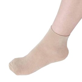 Sunayama Crew Length Socks with Thin Heat, Made in Japan, Black