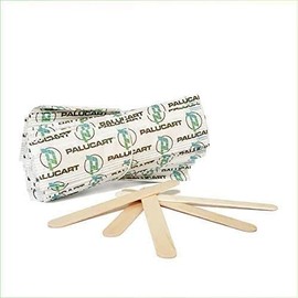 Palucart Birch Wood Spatula Pack of 200 Ice Cue Artigianal Gira Disposable Coffee Biodegradable