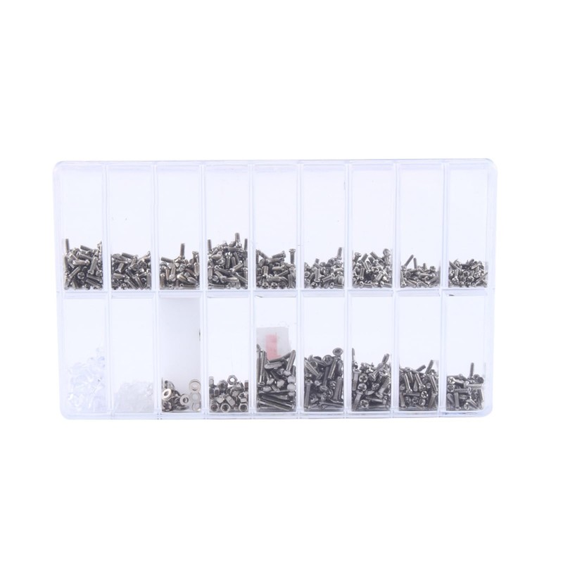 Small Screw Kit, Micro Screws Stainless Steel Small Tiny Screws