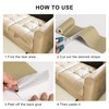 YAFLC Leather Repair Patch for Furniture, 4" x 63" Self