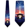 Three Rooker Christmas Ties Mens Nativity Scene Necktie Bible Verse