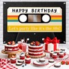 Let's Party Like It's The 80s Backdrop - Retro Cassette