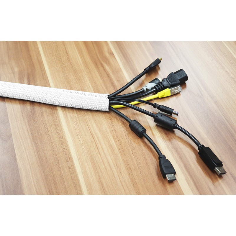RICOO Z9085W-5 Cable Duct White 500 cm Long x 8.5