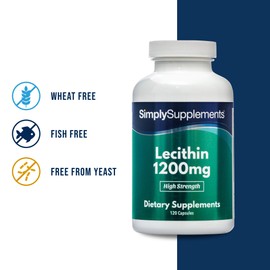 Soy Lecithin Capsules 1200mg | 120+120 (240) Capsules