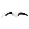1pair Rearview Mirror Cap 1594546 White Wing Mirror Cover Cap