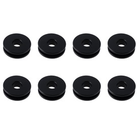 Briny River 8x Motorcycle Windshield Bushing Grommets Compatible with Har-ley Road King Heritage Softail 25x7.5mm