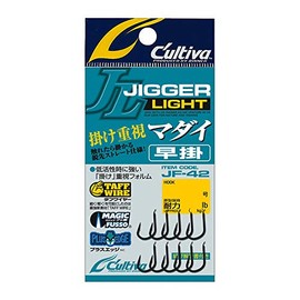 Owner (OWNER) JF-42 Jigger Light Red Sea Bream Quick Hook No.16575 Size 13
