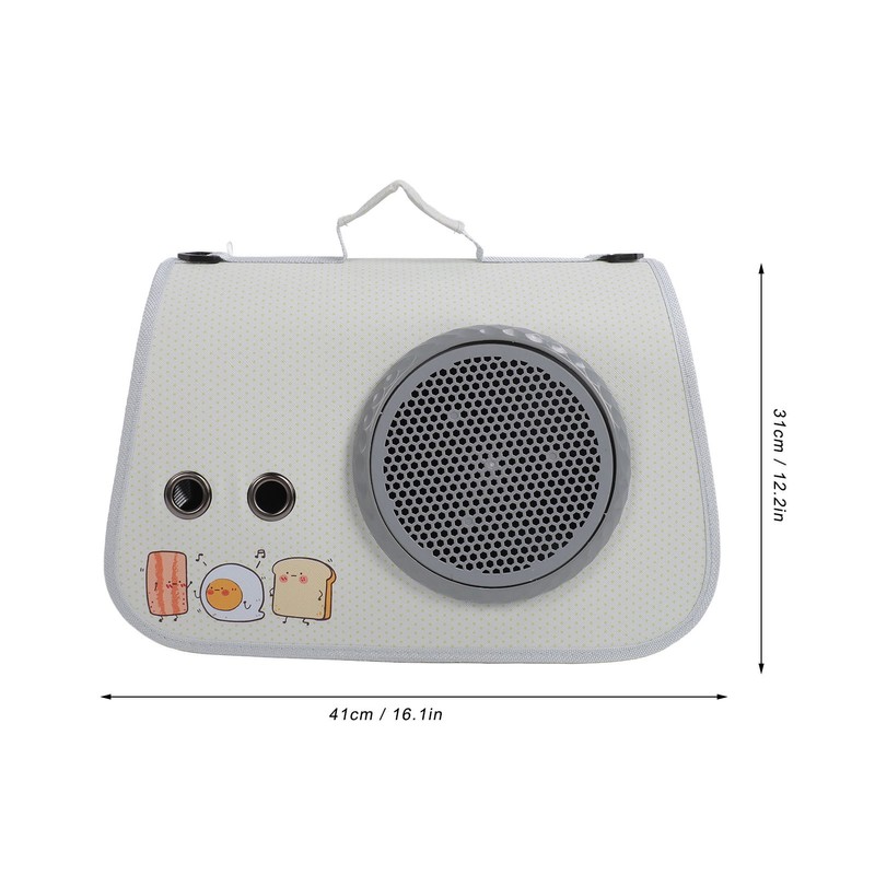 Cat Space Capsule Carrier Breathable Mesh Cover Large Capacity PU