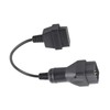 12 Pin to 16 Pin OBD2 Connector Cable OBDII Adapter