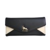 Long Wallet, V-shaped Bijou Letter Plate, Cat, Long Wallet, JW0171.