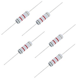 Aopin 8.2K Ohm Metal Oxide Resistor, ±5% Tolerance Precision 5 Watt Resistor, Replacement Resistor for Electronic Circuits, DIY Project and Laboratory Use, 20pcs