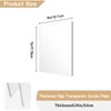 ADTDA Clear Acrylic Plexiglass Sheet, 1/4" Thick (6mm) Cast Acrylic