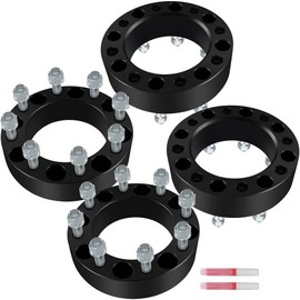 SCITOO 4X 2 inch Wheel Spacers 8 Lug 50mm 8x170mm to 8x170mm 14x2 Studs Compatible with for Excursion Wheel Spacers 2000-2005| for F250 Super Duty Wheel Spacers 1999-2014