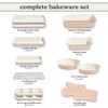Country Kitchen Nonstick Stackable Bakeware Set - Deluxe Heavy Duty,