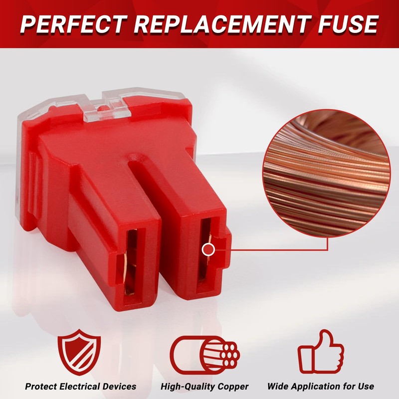 Automotive 50 Amp Fuse Mini Micro Cartridge Fuses Female Fuse