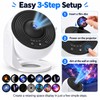 Galaxy Projector Night Light for Bedroom – 13 Film Discs