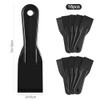 16 Pcs Plastic Putty Knife 2" Black Flexible Putty Knife