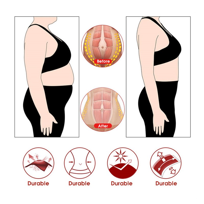 Belly Wrap Comfortable 4 Row Button Adjustable Wrap Waist Trainer