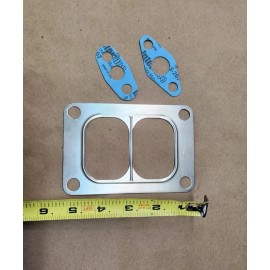 borg warner Twin Scroll Turbo Exhaust Inlet  Gasket Set Stainless T6 Borg Warner s475 S400