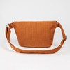 The Peacock Crew Camel Brown Fanny Pack - Cotton Waist