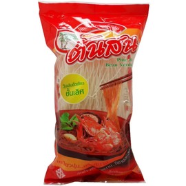Glass Noodle Bean Vermicelli with Mung Bean 100% Wt 40g (1.41 Oz) X 6 Bags