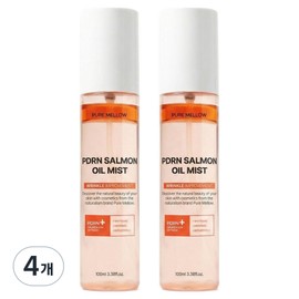 Pure Mellow PDRN Salmon Oil Mist, 4 units, 100ml / 퓨어멜로우 PDRN 연어 오일 미스트, 4개, 100ml