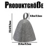 DDHHCP Sauna Hat, Sauna Hat, Grey Universal Size Sauna Hat,
