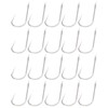 SG Store 20Pcs Small Barbless Fish Hooks with 45cm Line
