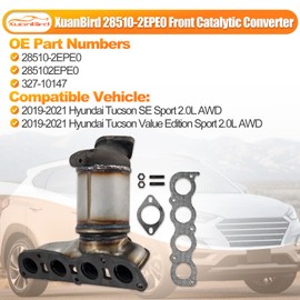 28510-2EPE0 Catalytic Converter Fit for Hyundai Tucson 2019 2020 2021 Sport 2.0L All Wheel Drive 285102EPE0 327-10147
