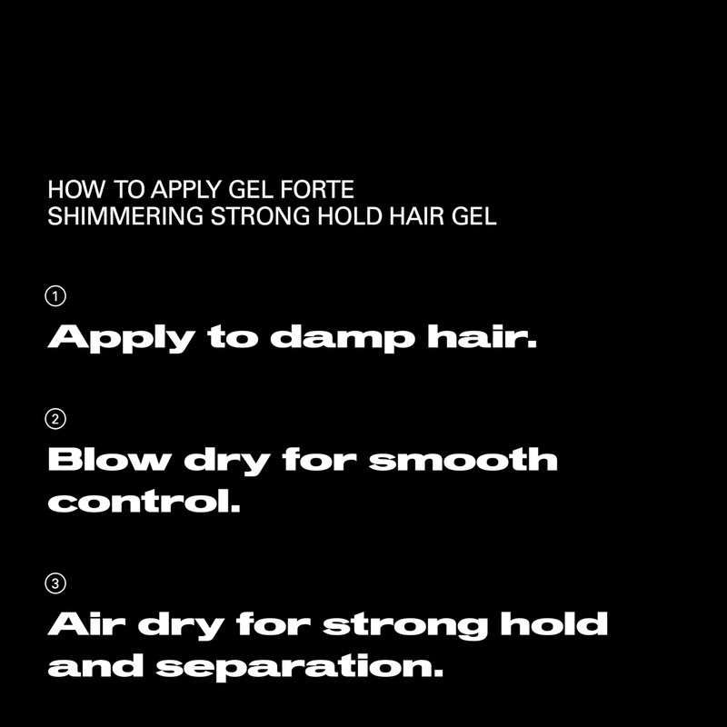 Sebastian Professional GEL FORTE Shimmering Strong Hold Hair Gel (200ml)
