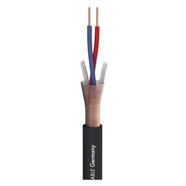 Sommer Cable Stage 22 Highflex XLR Microphone Cable 3-Pin Neutrik NC3MXX / XLR 3-Pin Neutrik NC3FXX with Strap Black (10m)
