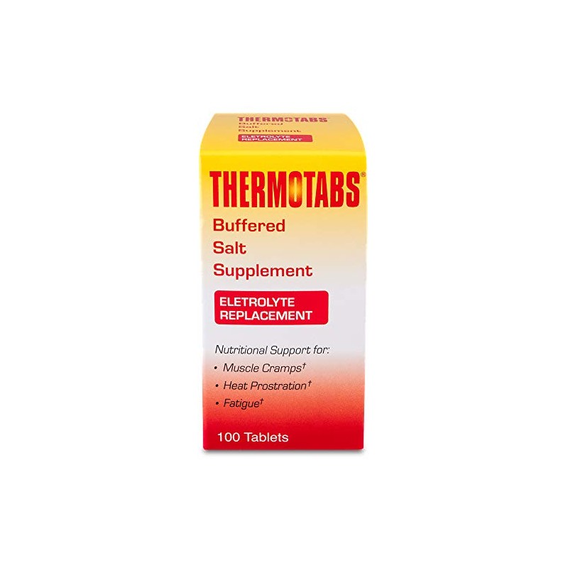THERMOTABS Salt Supplement Buffered Tablets 100 Tablets (Pack of 2)