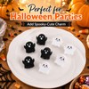Halloween Ghost Mini Hair Clips 8Pcs Black White Spooky Clips