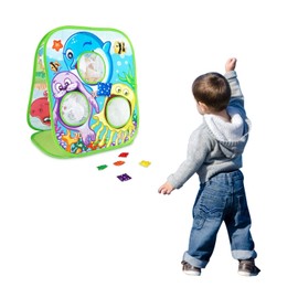 Outdoor Indoor Bean Bag Toss Game for Toddlers - Fun Birthday Holiday for Kids Ages 2-4 by SISLAND