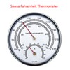 Sauna Fahrenheit Thermometer Hygrometer Indoor Dial Hygrothermograph Temperature Measure Tool