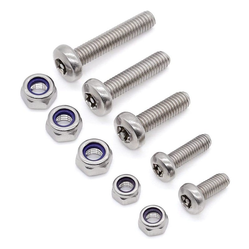 Glvaner (20 Sets) M6 x 16mm Pan Torx Head Tamper