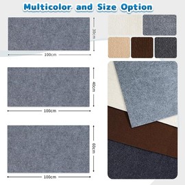 Adhesive Cat Scratcher Mat, Cat Scratching Post DIY Climbing Carpet, Trimmable Cat Scratch Furniture Protector Pad for Wall Couch - Color: Beige, Size: 15.7*39 inch